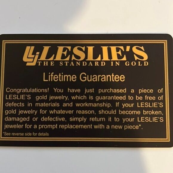 Leslie's 14K Polished Hammered Graduated Open Link Necklace - Picture 13 of 14